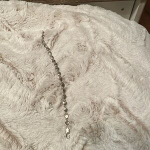 Sterling silver heart bracelet